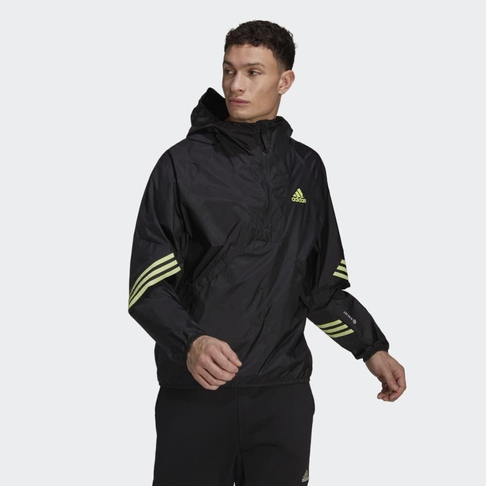 adidas Men's Regular Back to Sport Wind.RDY Anorak, Black